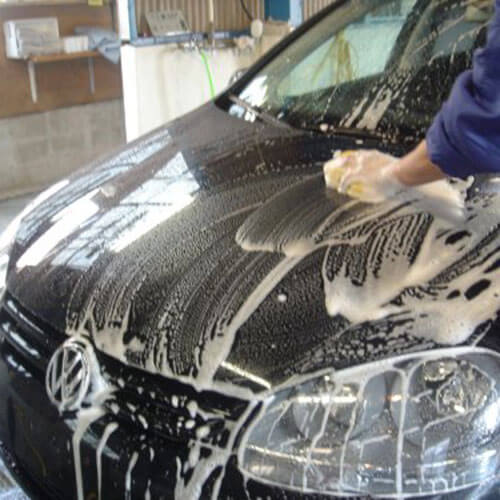 洗車の様子